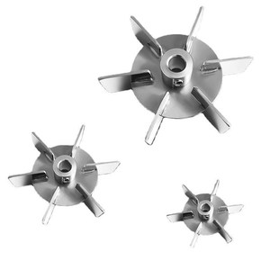 圆盘涡轮桨六叶片叶轮实验室搅拌机头桨L叶曝气生物反应器发酵