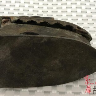 古玩古董杂件铜器仿古黄铜老x式熨斗烫斗家创意模型 家居装饰摆件