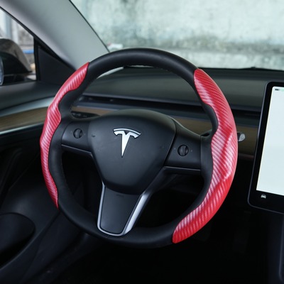 焕新版tesla特斯拉model方向盘套