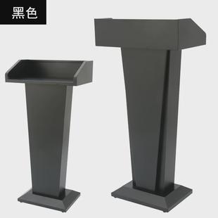 白色演讲台不锈钢发言台酒v店登记泊车接待台售楼迎宾台咨客司仪