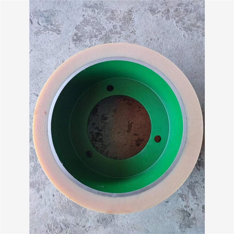 6寸砻谷胶辊加i厚碾米机胶滚打米机牛筋高耐磨滚筒剥壳聚氨酯胶轮