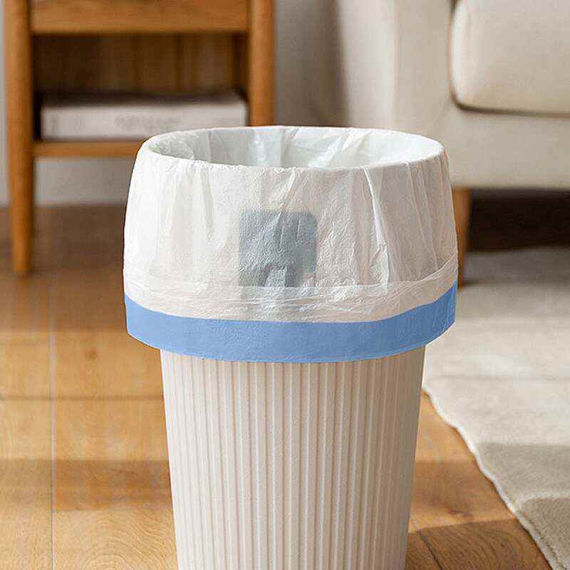 本迪150祇双面加厚2.6丝自动收口抽绳垃F圾袋55cm*50cm*10卷加大