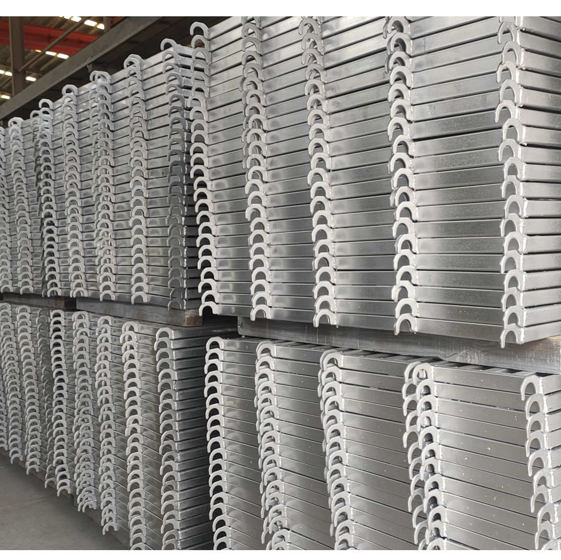 活动折叠脚手架通用n脚踏板升级加厚镀锌挂钩穿孔型方管型踏板