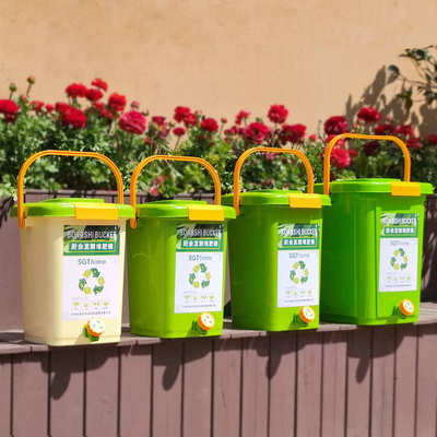 厨余堆肥桶沤肥桶家用发酵箱酵素桶C波卡西有机肥EM菌垃圾处理双