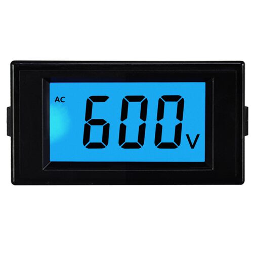 数显交流电压表0-200V600V数字电压表头AC/DC8-12V隔离供电D69-22