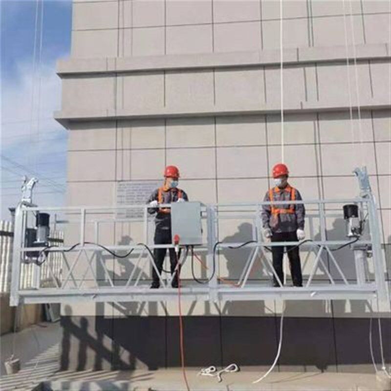 电动吊篮高空外墙保温真石漆玻璃幕墙双向上下新款电动吊篮新款