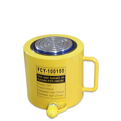 液压分离式长型千斤顶FCY-100100液压油缸FCY-100T起重100mm行程