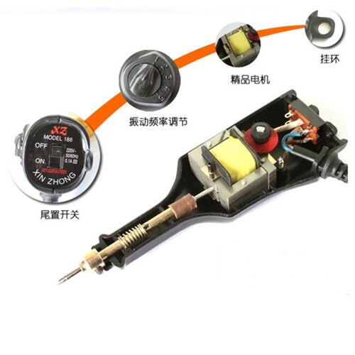 钨钢头小型电动刻字笔标记雕刻笔电刻笔玉石木工雕刻机手动打标机