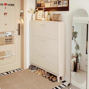 超薄鞋柜2025新款爆款高档家用门口入户玄关走廊楼道外翻斗窄鞋架