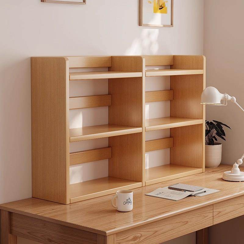 桌面置物架实木桌上书架儿童家用书桌收纳展示立式多层小柜子书柜,住宅家具,儿童储物架/收纳架,淘宝优惠券,粉丝福利购,淘宝优惠卷