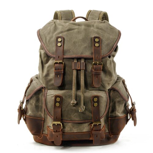 Vintage Backpacks for Men Laptop Daypacks Waterproof Rucksa