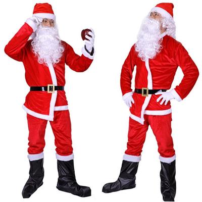 Santa suit costume Canary Christmas suit 圣诞老人服装2025新