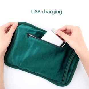 USB Electric Hand Warmer Graphene Heating Flannel Winter The