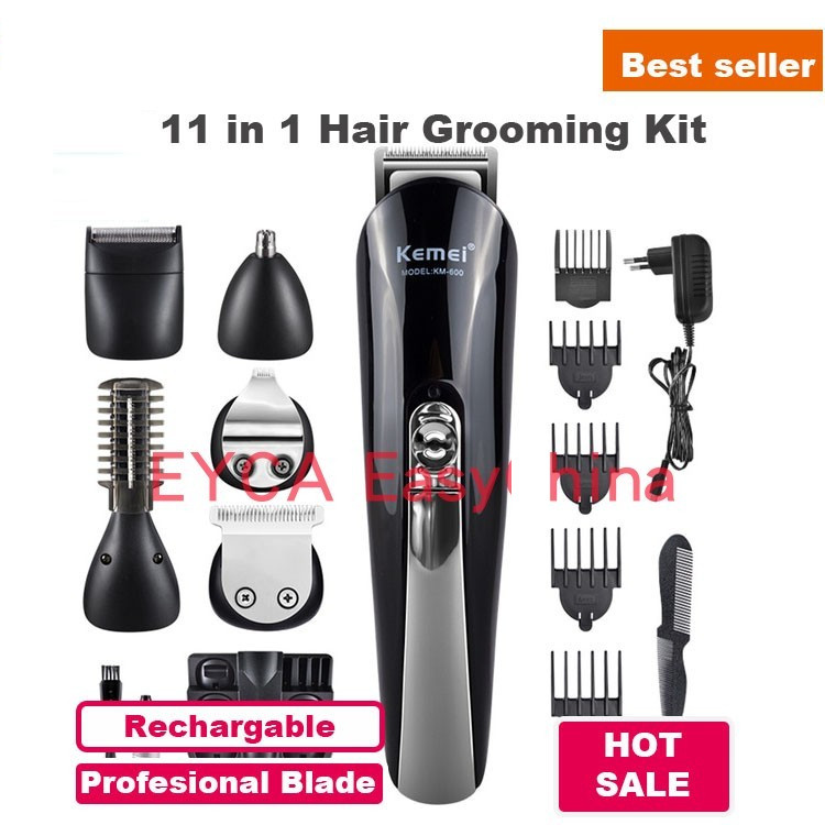 Electric Grooming Kit Hair Beard Trimmer Shaver Men跨境旅行