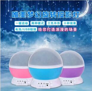Happy birthday scene projector light sea projection lamp