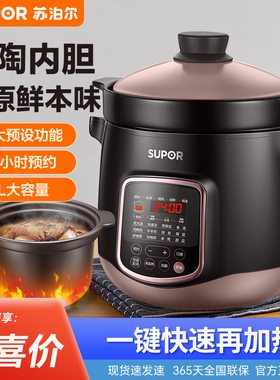 苏泊尔6L电炖锅DG60YC13多功能家用全自动多功能大容量煲汤锅