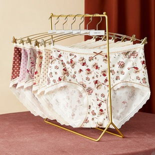 秘语蛋白锦丝高弹柔软女士内裤 净味抑菌底裆耐洗不掉色