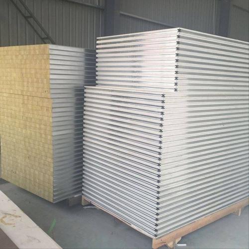 岩棉保温板防火岩棉板净化彩钢板瓦楞板外墙隔音板防火耐高温材料