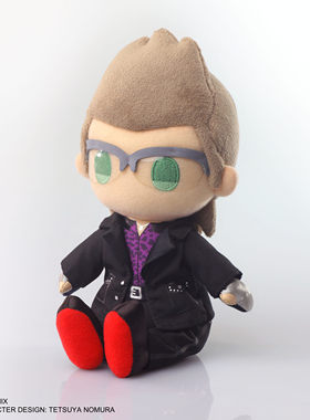 限购五件预订 SQUARE 最终幻想15 SE Q版坐姿毛绒玩偶 M02604 周