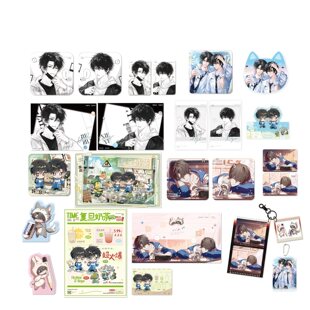 限购5/预售  伪装学渣 清华双杰 ALL IN套组 徽章色纸立牌 贺预售