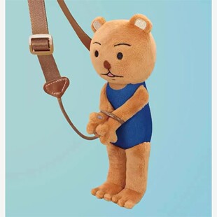 预定定金  搞笑漫画日和 被拘捕的熊吉 背包挎包 M1007 周边