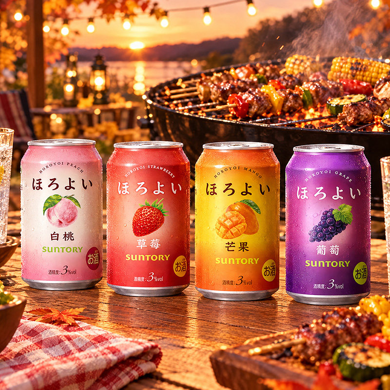 【正品】三得利和乐怡预调鸡尾酒组合6罐 低度预调鸡尾酒果酒图片