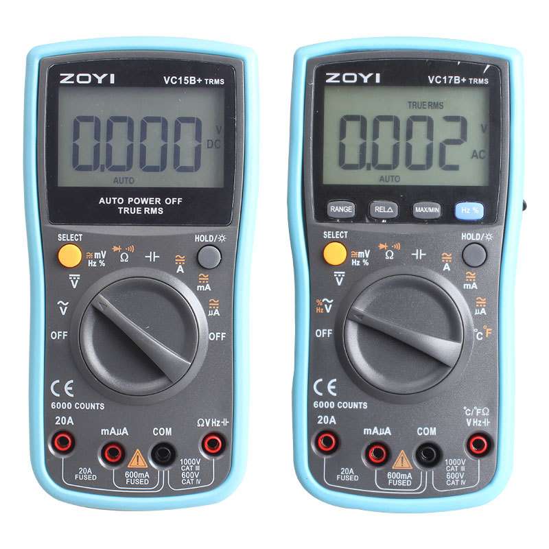 零售高精度自动档多功能手持式VC15B+17B+ 数字万用表