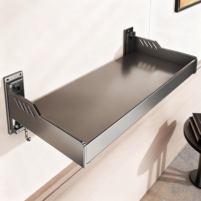 厨房置物架壁挂免打孔调料架墙上多功能微波炉收纳架悬空上墙架子