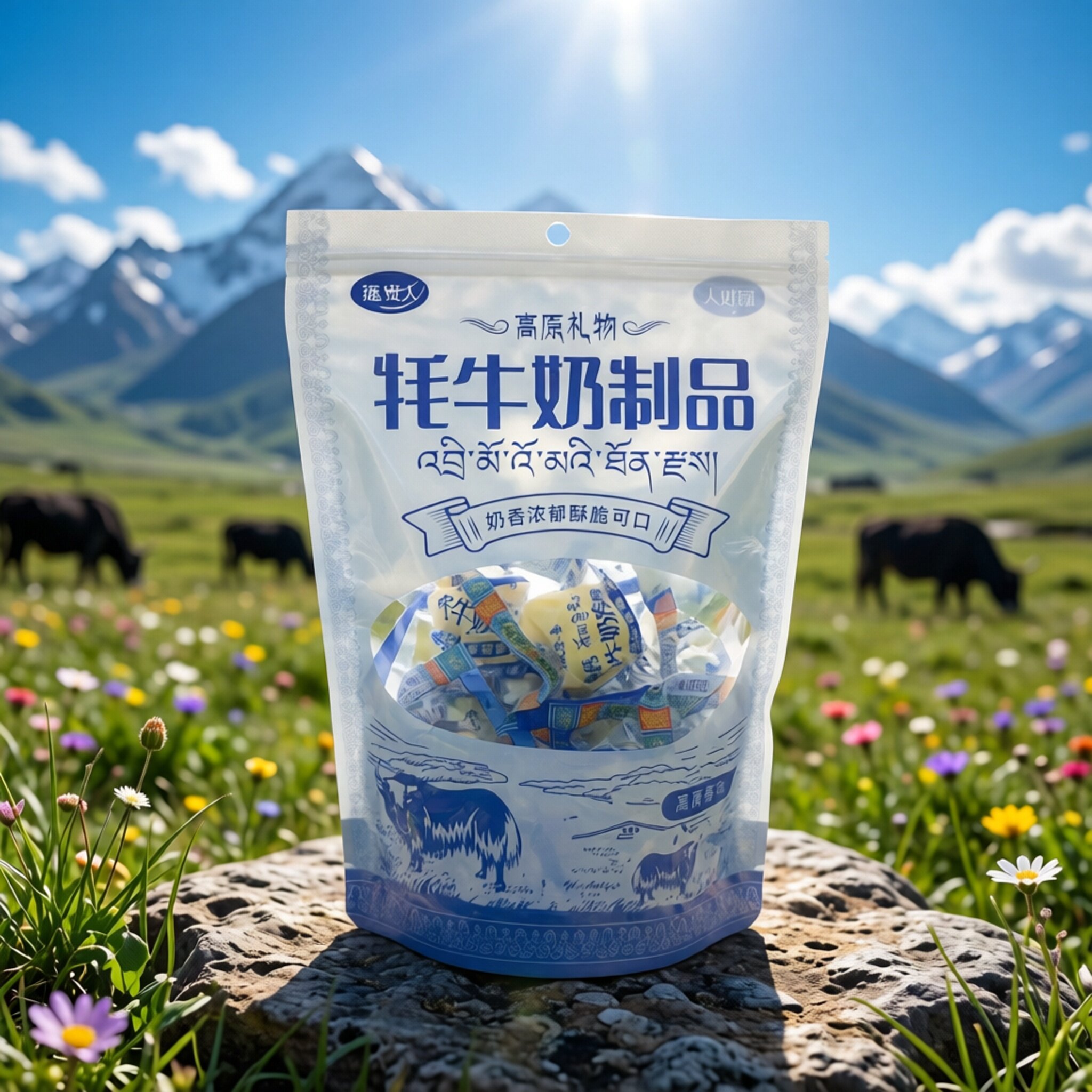 藏乐喜独立小包装西藏特产牦牛奶制品奶香浓郁酥脆可口