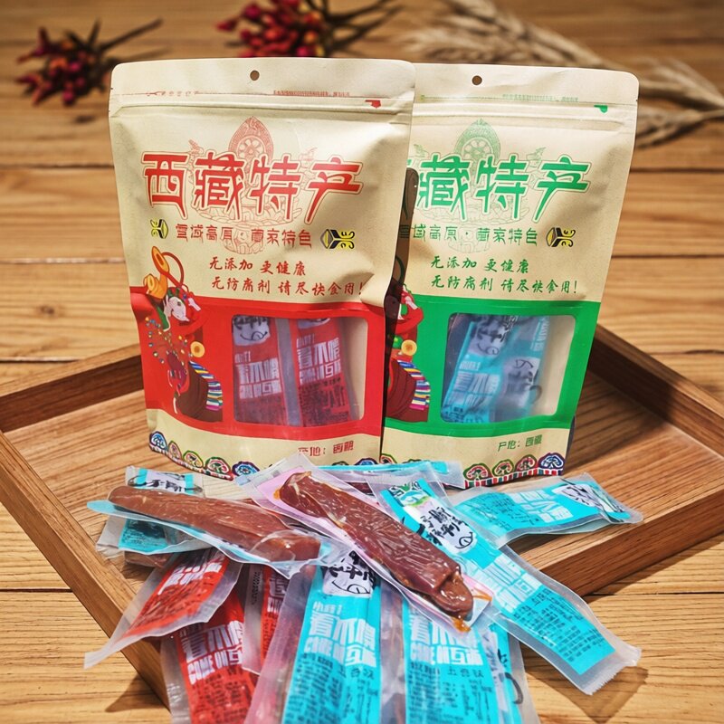 西藏特产圣天源手撕牛肉干麻辣五香牛肉粒特产解馋零食景区同款