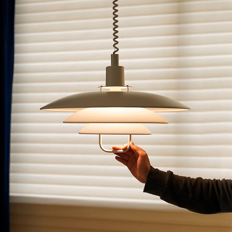 北欧丹麦Primus设计师升降ph5飞碟餐厅吊灯简约吧台中古拉伸灯具