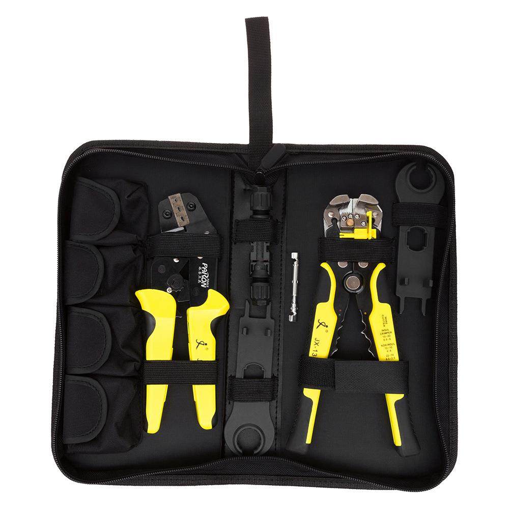 4代光伏连接器压接压线钳套装太阳能板发电工程安装维修组装工具