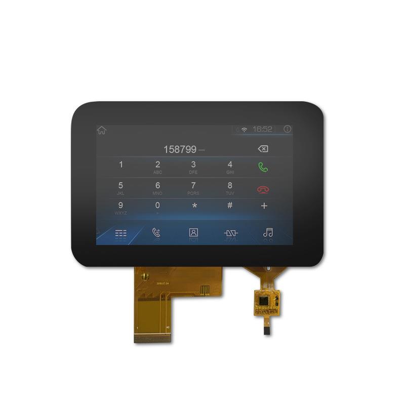 5寸液晶屏 lcd 800*480 IPS 500亮度 温度显示屏 电量显示器 工控