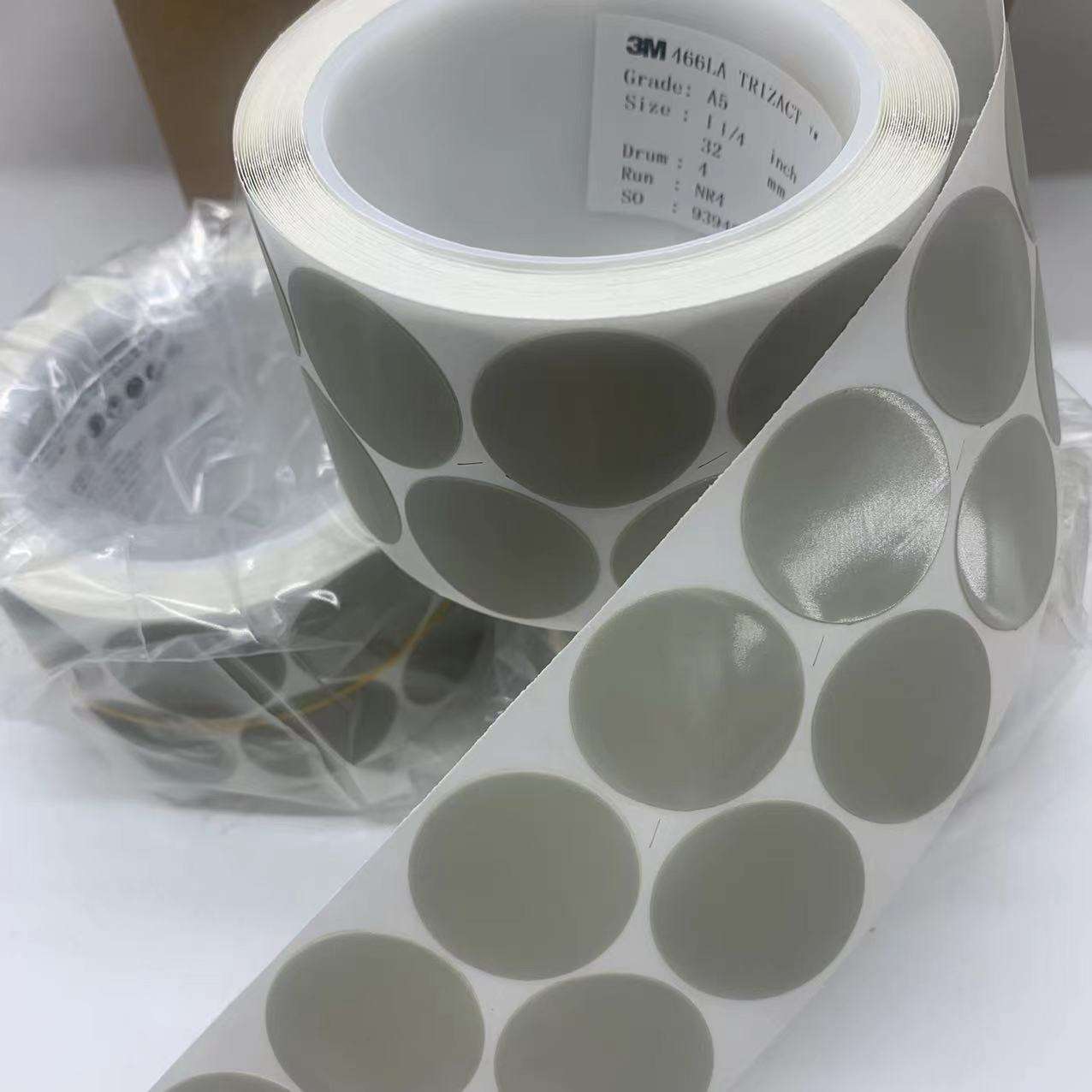 原装466L砂纸A5砂碟 466LA5背胶金字塔砂碟卷 3125自粘垫片