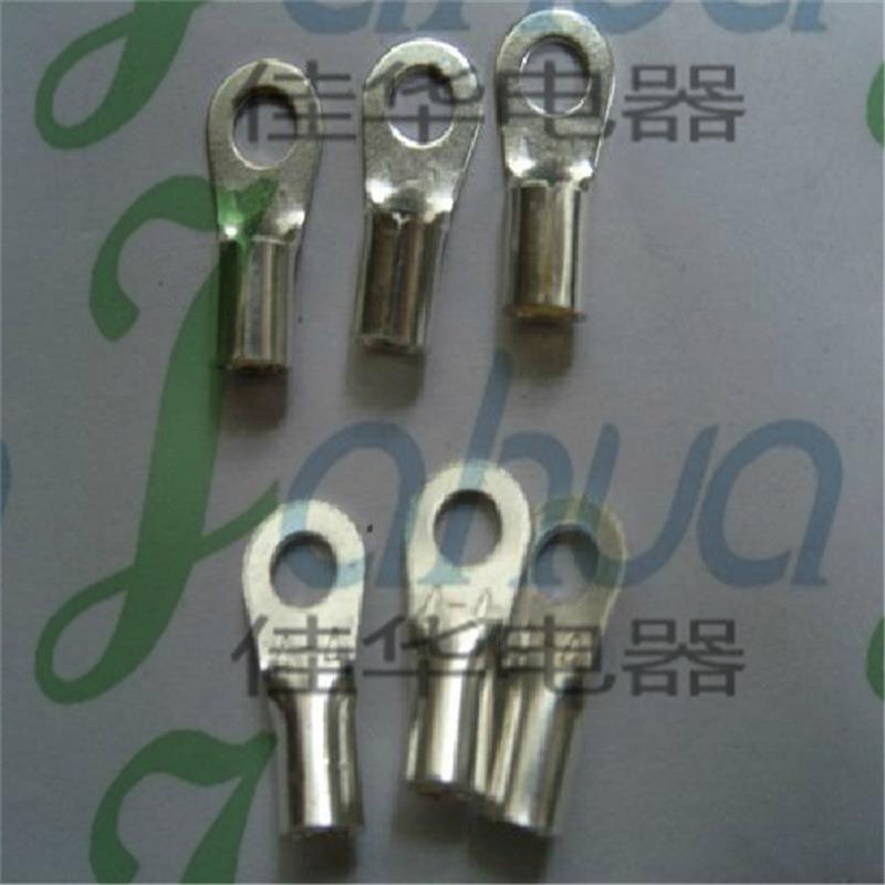 OT4-4 圆形裸端头 冷压接线端子 铜鼻子 紫铜 1.0厚