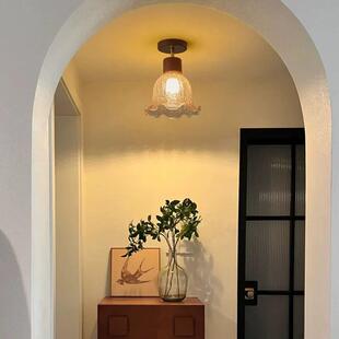 中古风走廊吊灯过道吊灯高级感复古入户玄关吊灯衣帽间吸顶吊灯花