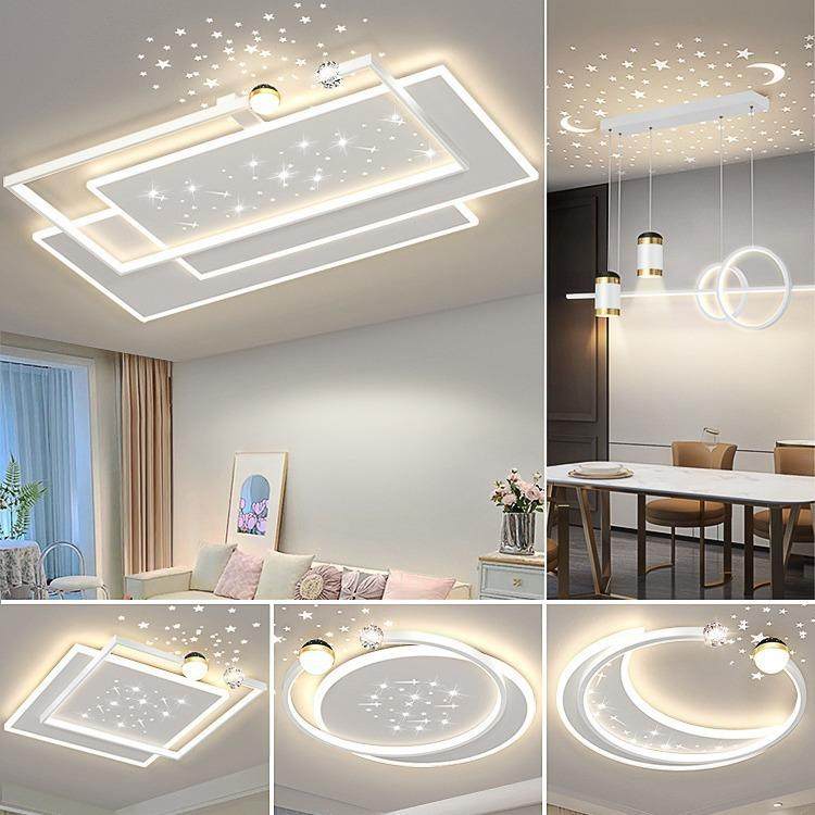 家装灯饰LED客厅灯2025年新款现代简约大气主灯卧室吸顶灯