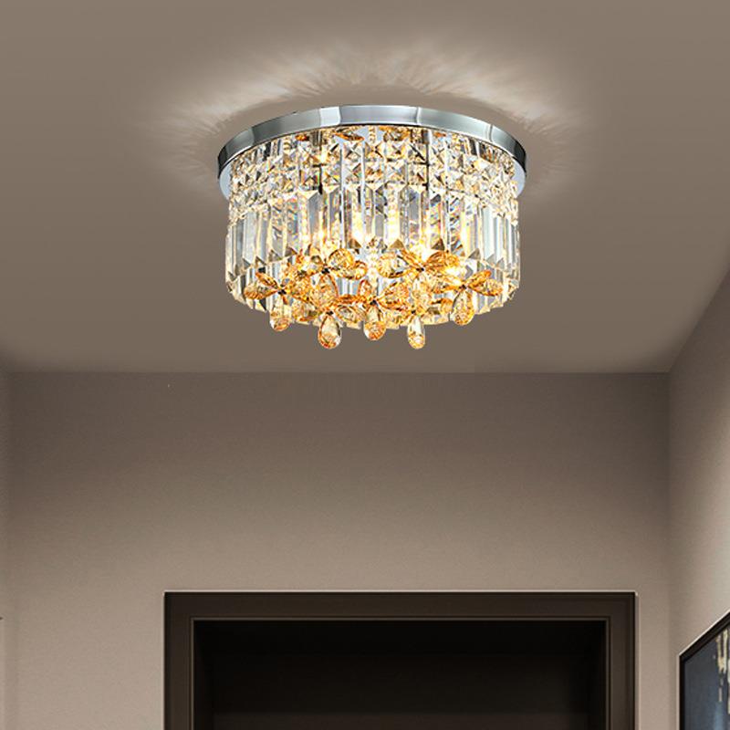 过道灯现代简约水晶灯玄关led吸顶灯门厅房卧室客厅灯跨境灯具批