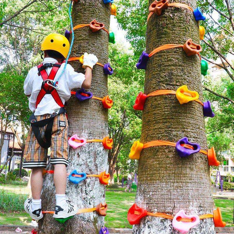 儿童爬树攀树装备攀爬石攀岩支点幼儿园体能训练器材户外玩具