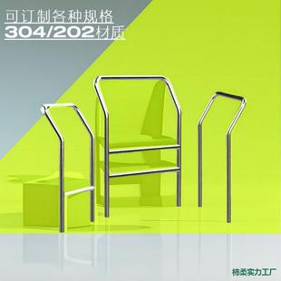 不锈钢推车把手手推车平板车配件大全折叠扶手活动