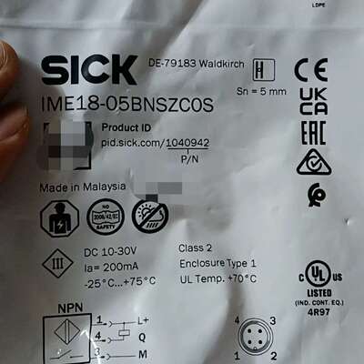 全新原装SICK西克IME18-05BNSZCOS接近开关，议价
