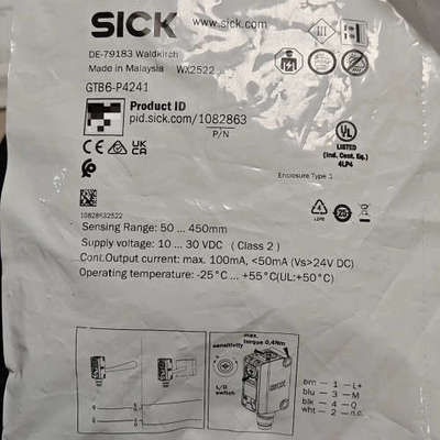 西克光电传感器GTB6-P4241，订货号1082863，数议价