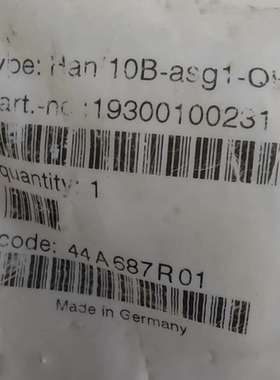 HARTING 重载连接器 19300100231 HAN-议价