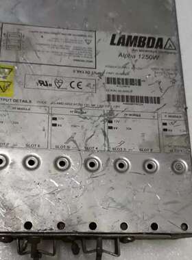 LAMBDA Alpha 1250W电源 外观成色如图 功能议价