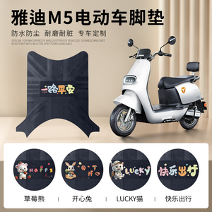 雅迪冠能M5专车脚垫防水防滑耐磨