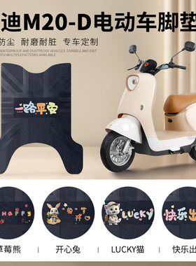 雅迪M20-D专车脚垫防水防滑耐磨