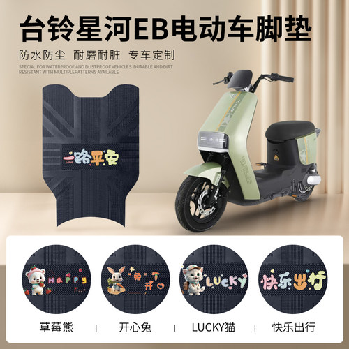 台铃星河EB专用脚垫防水防滑耐磨