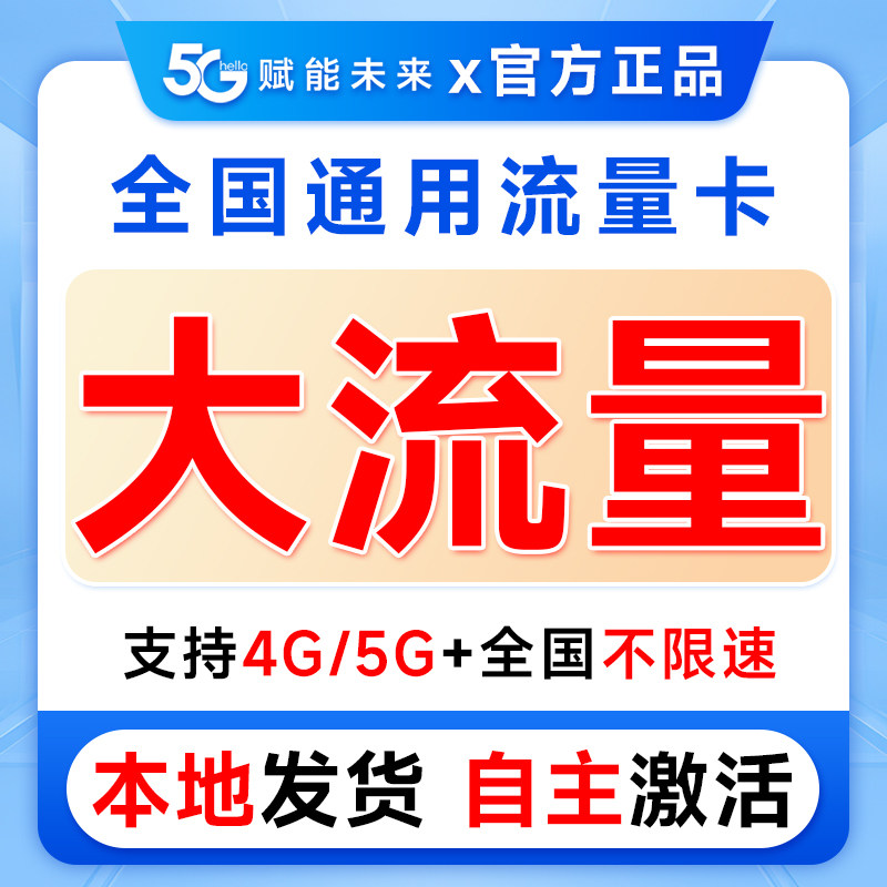 流量卡纯流量上网卡流量无线限卡5g手机电话卡全国通用大王卡图片