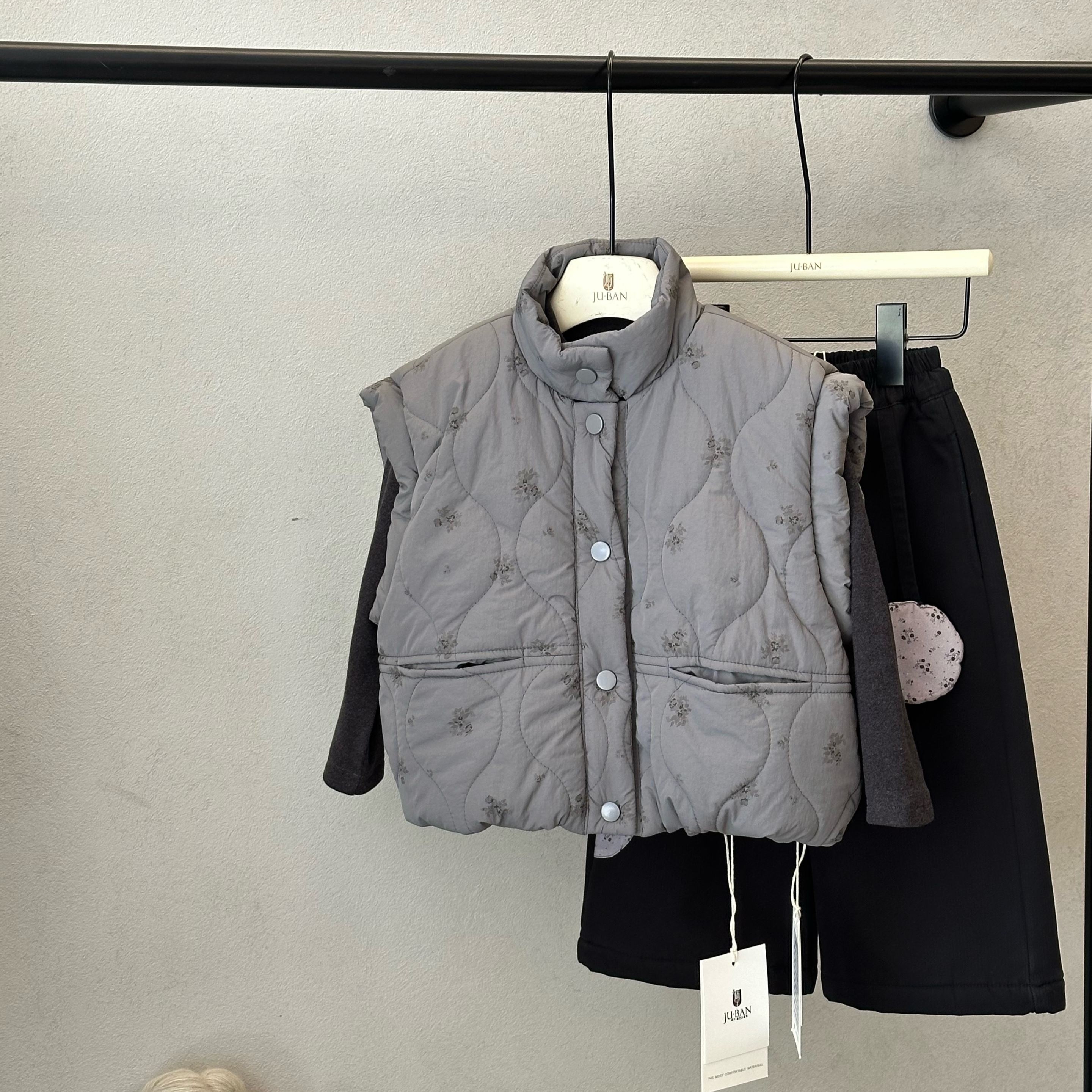 2025秋冬新款儿童韩版女童休闲百搭纯棉加绒加厚马甲背心夹棉坎肩