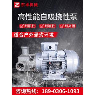 304不锈钢挠性泵高粘度液体食品 防爆转子泵大流量自吸泵硅胶叶轮